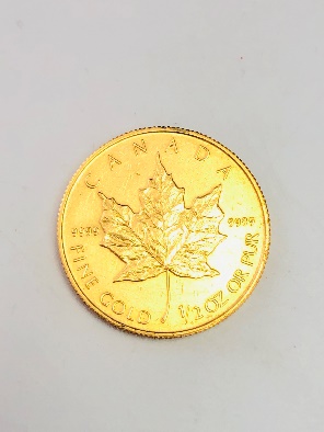 海外旅行で買った金のコイン